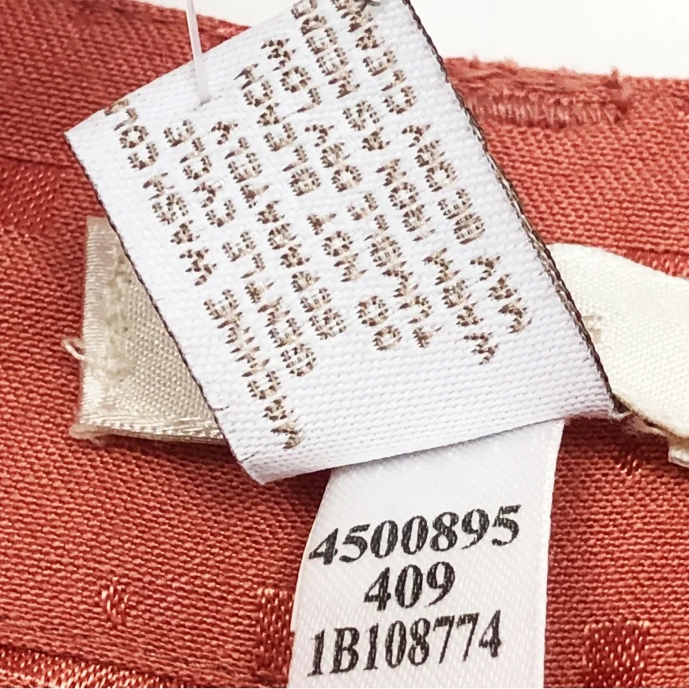 NWT Chico's Agra Red Geo Print Jacquard Pleated Cuff Ankle Pants 8
